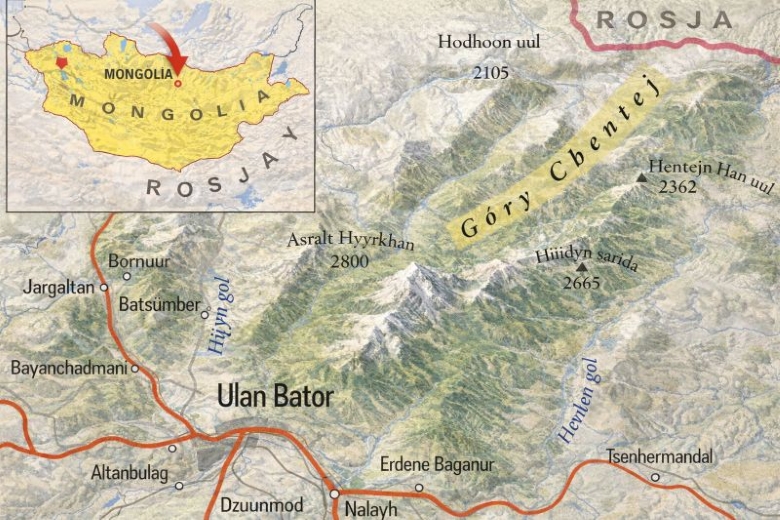 G�ry Chentej mapa